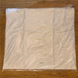 VINCE. Oversized White Dust Bag | Travel / Storage Pouch